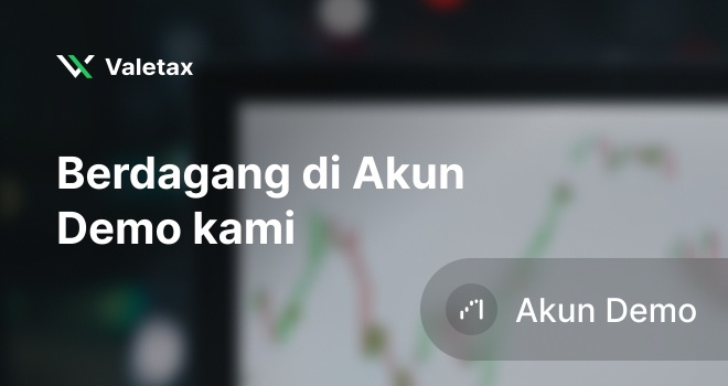 Ilustrasi akun demo dan simulasi trading Valetax