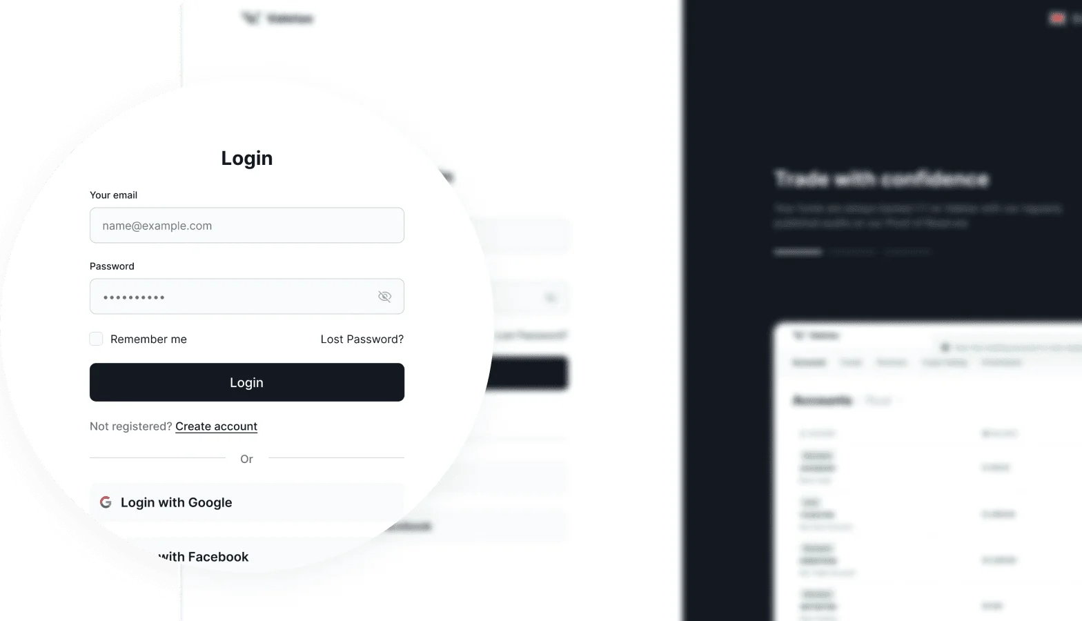 Ilustrasi Valetax Deposit Screen Step 1